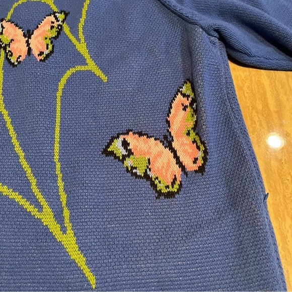 FELT Web Knit Zip Sweater Size L - Picture 3 of 16